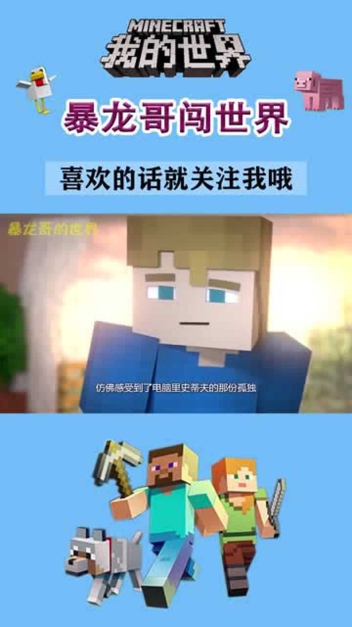 我的世界him霸气登场与史蒂夫展开激烈的战斗