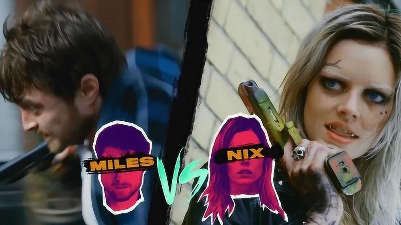 动作片《半路枪手》:游戏中男主被女主追杀最后联合干掉大boss