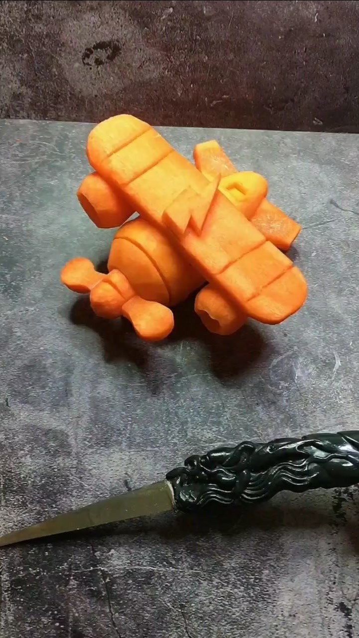 胡萝卜飞机你们见过吗