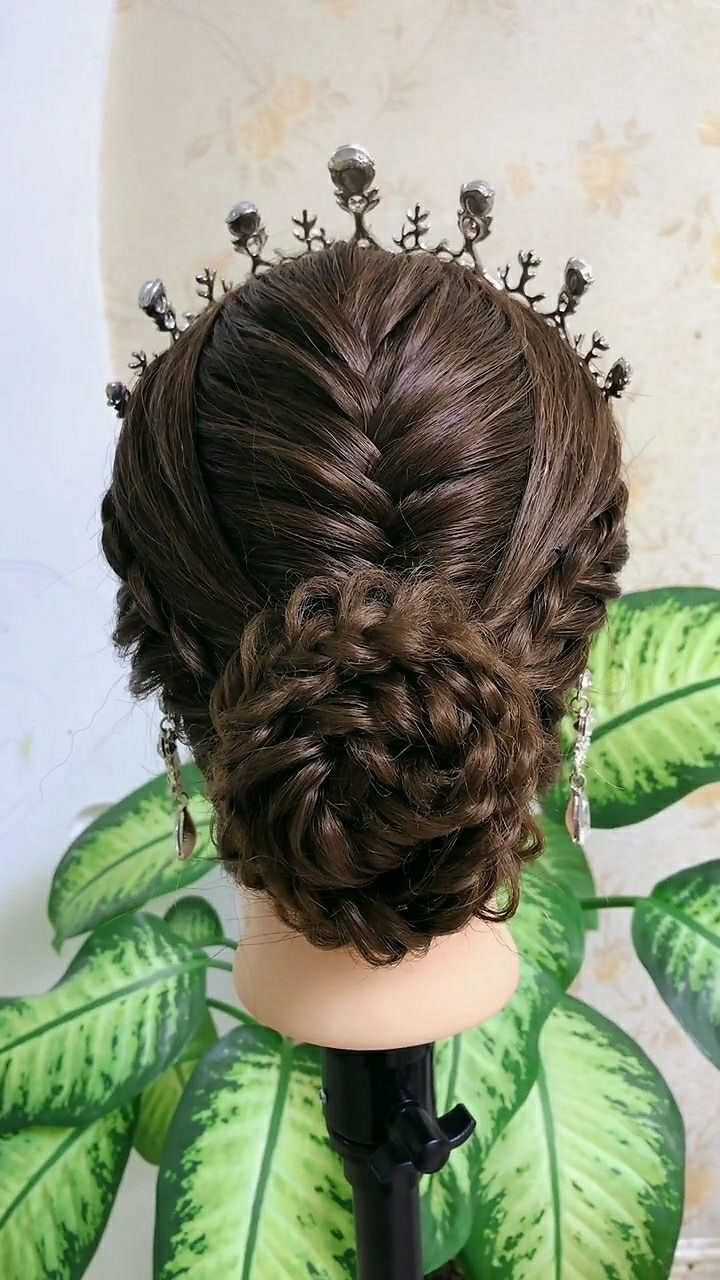 参加闺蜜的生日宴会这样扎头发再配上你的礼服超好看