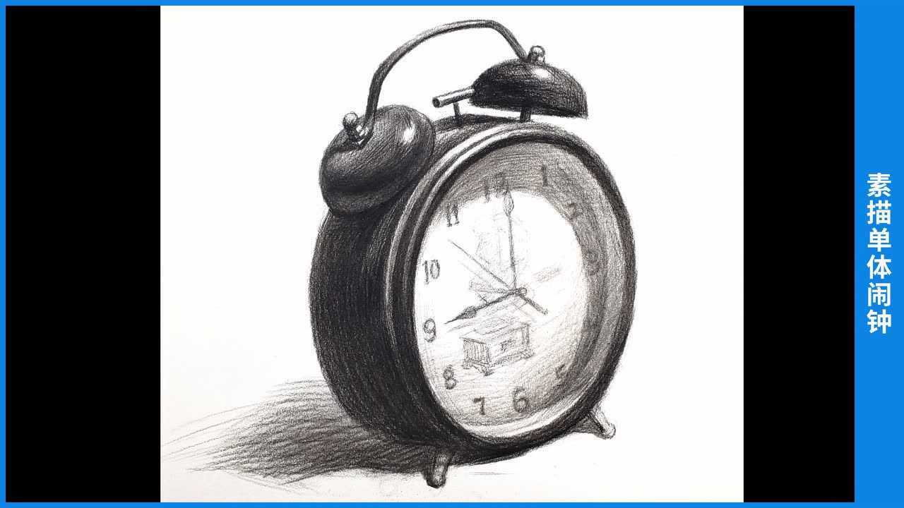 美术生课堂——素描单体闹钟