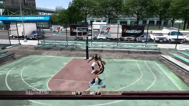 NBA2K9,街头上演姚鲨大战