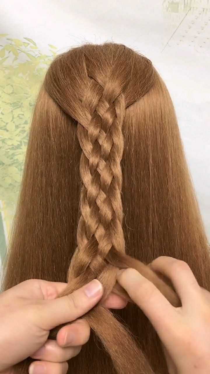 六股辫详细教程来了,不会的赶紧学吧!超级漂亮