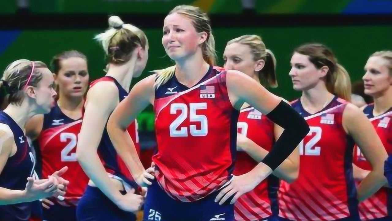 俄罗斯女排"三美"集体大爆发!比分打到31,把美国女排的冠军梦砸碎!