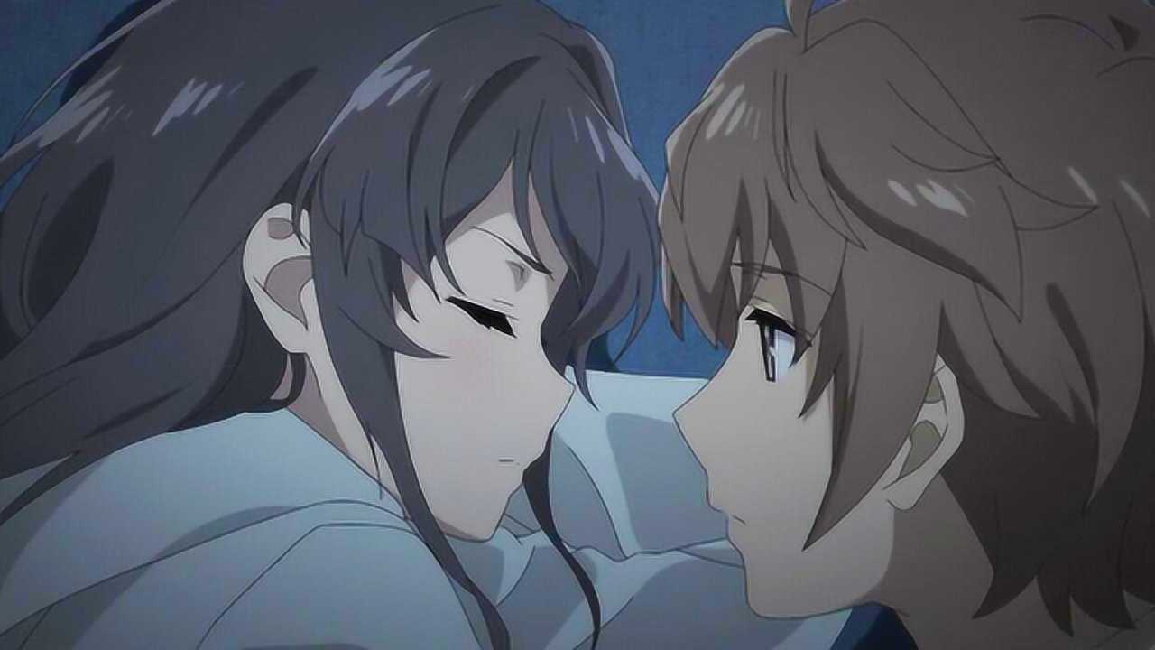 梓川咲太想要亲吻麻衣学姐,可惜没有成功!