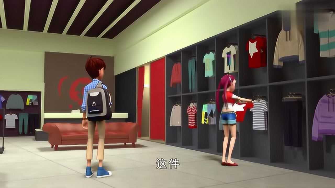 三只松鼠乐儿拉着果果去试衣服了三只松鼠趁机出来透透气