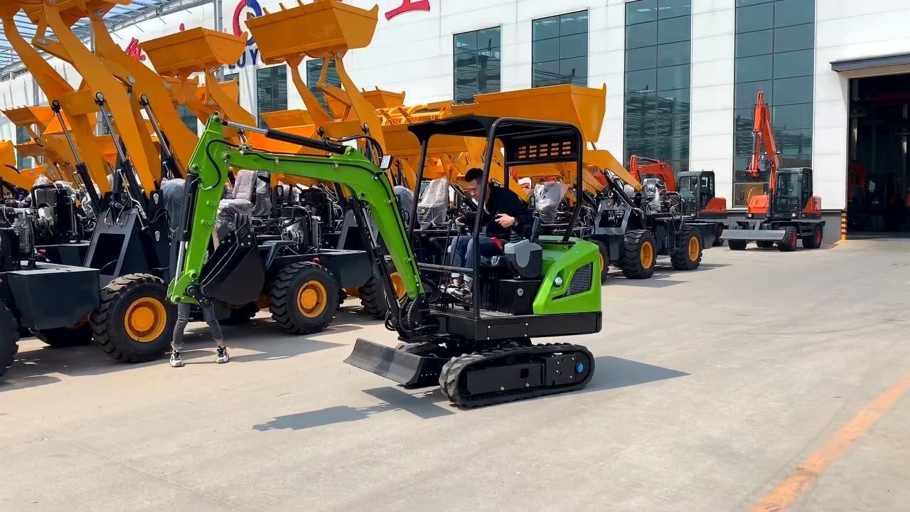 山东鲁宇重工履带式小挖机