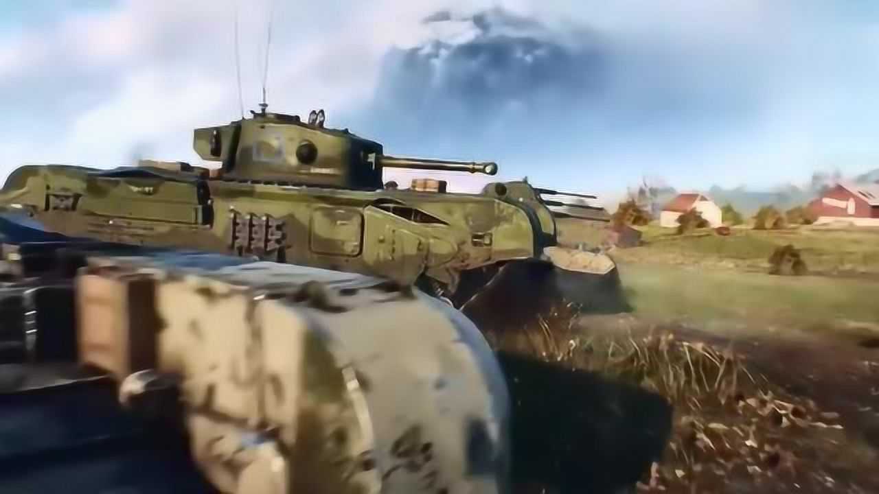 坦克大战t34vs谢尔曼vs虎式超燃