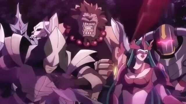 Overlord:骨王成名战!公会联合入侵纳萨利克,骨王完全不虚!