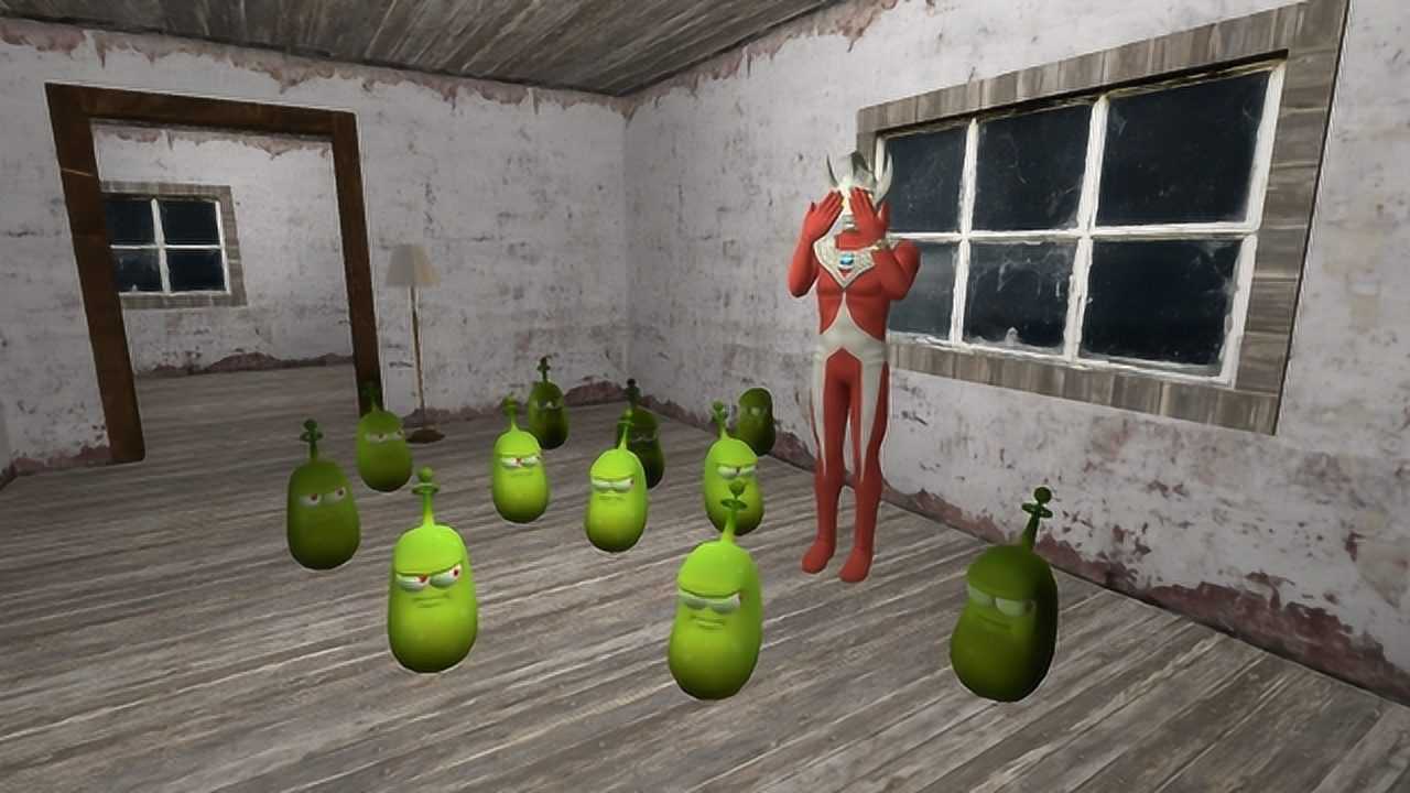 泰罗奥特曼在密室看到毛毛虫为什么那么害怕呢?