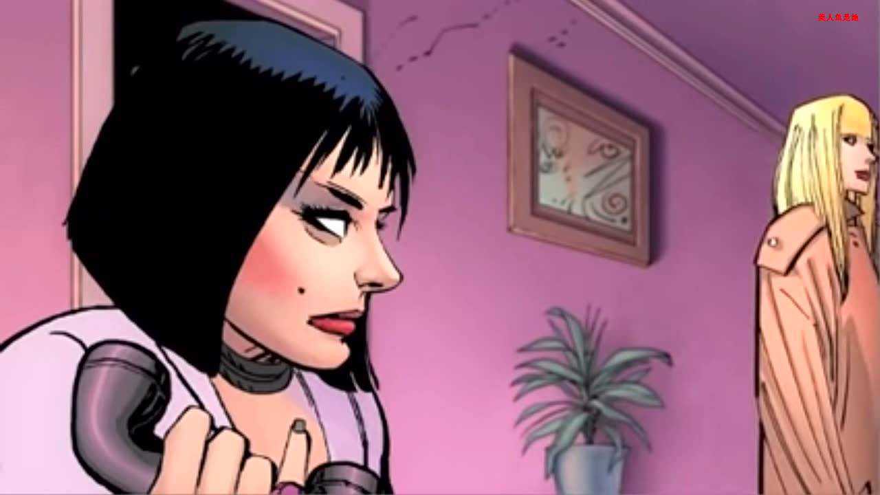 动画男子附身女身体出门坐车