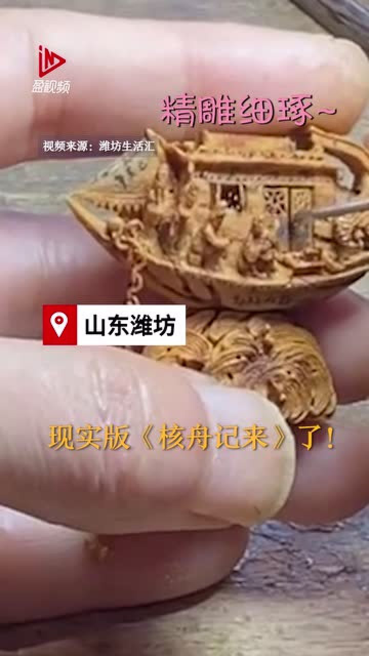 现实版核舟记!潍坊核雕入选国家级非物质文化遗产名录_高清1080P在线观看平台_腾讯视频