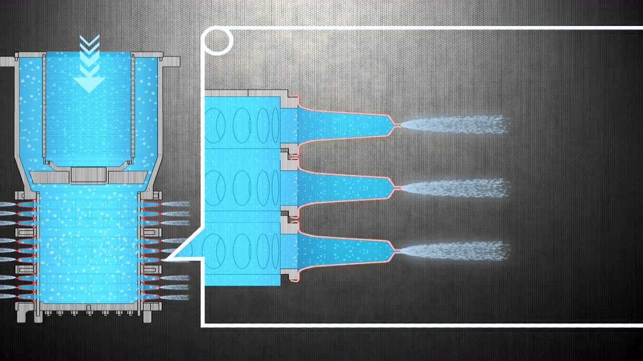 上海达能飞除氧器喷嘴内部工作原理动画