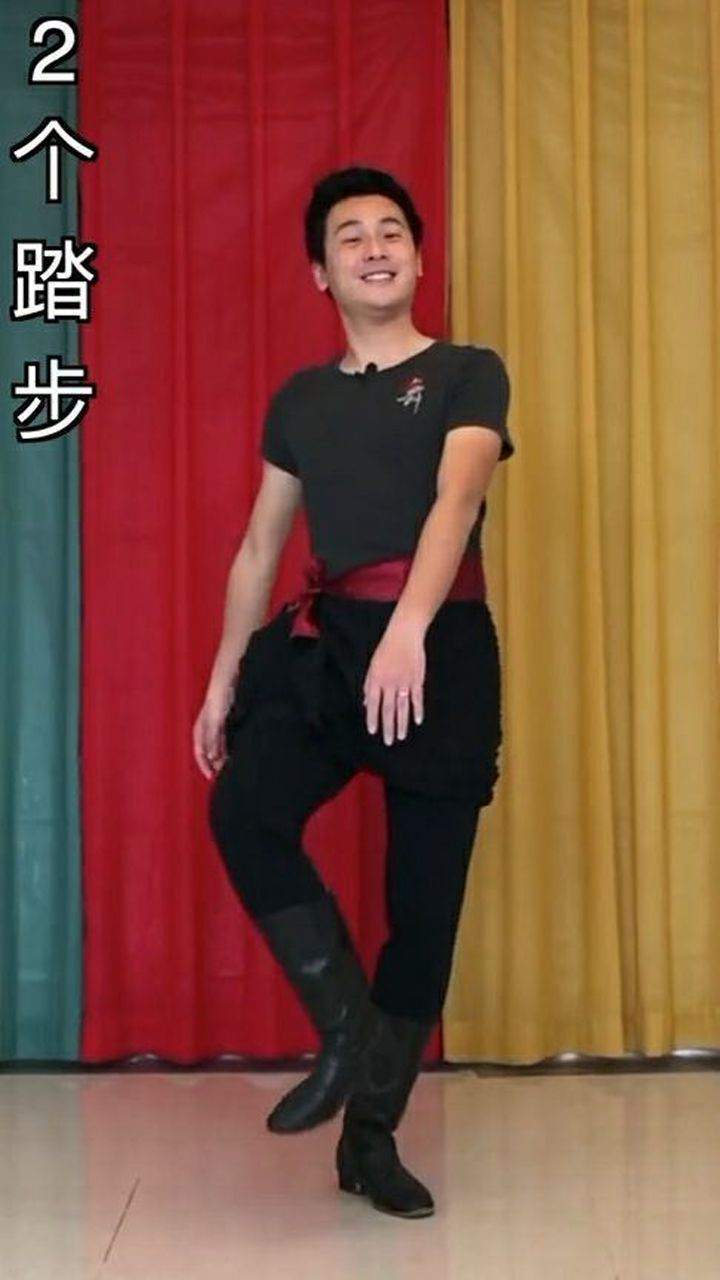 原创广场舞教学《洗衣歌》第1基本步,7下退踏步,动作简单易学!