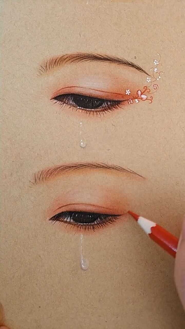 教你画古风流泪眼睛,超简单哦_腾讯视频