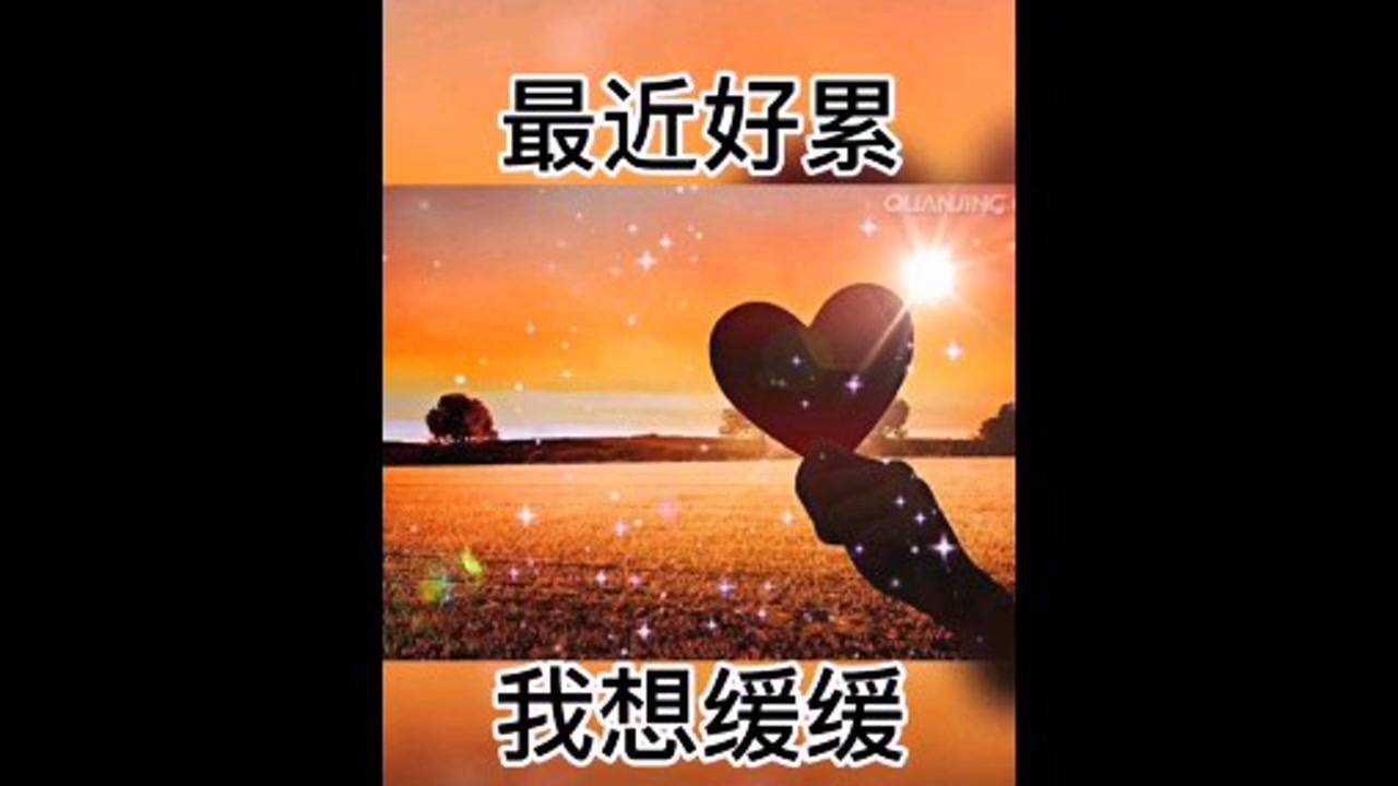 最近好累我想缓缓