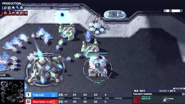 星际2 GSL1 8强 Trap vs INnoVation 第四场