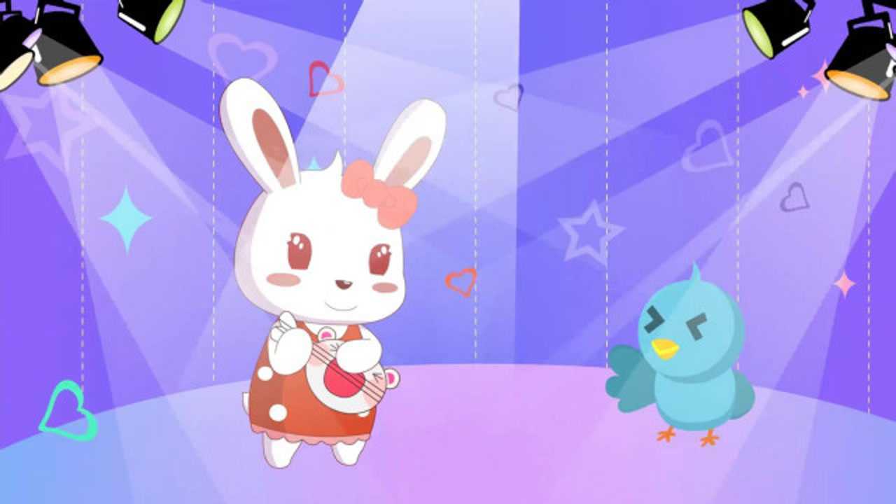 兔小贝儿歌:小兔子在唱歌,小鸟在跳舞,这场演出真好看