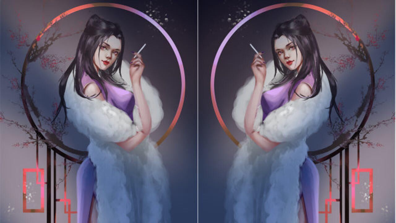 动漫绘x朱竹清:穿上旗袍的猫女郎,别有一番韵味_高清1080p在线观看