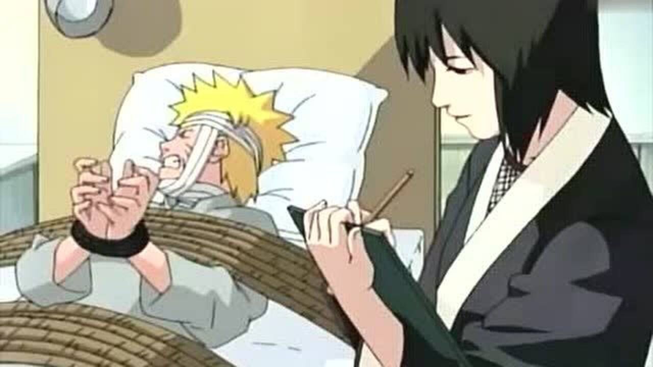 火影鸣人住院被捆病床上静音为防他逃走用上了最牢靠的方法