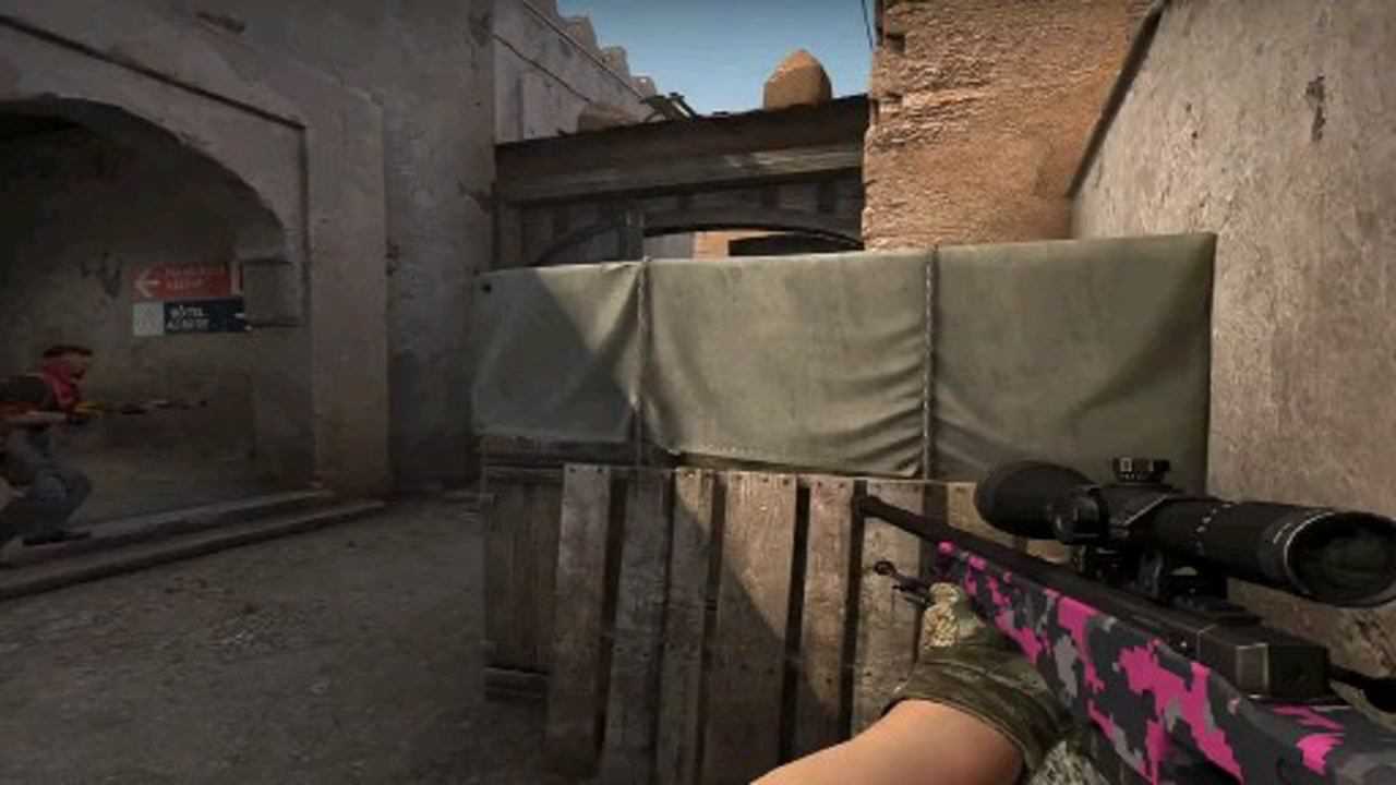 csgo:精彩大狙操作 恰巧我的准星在你头上