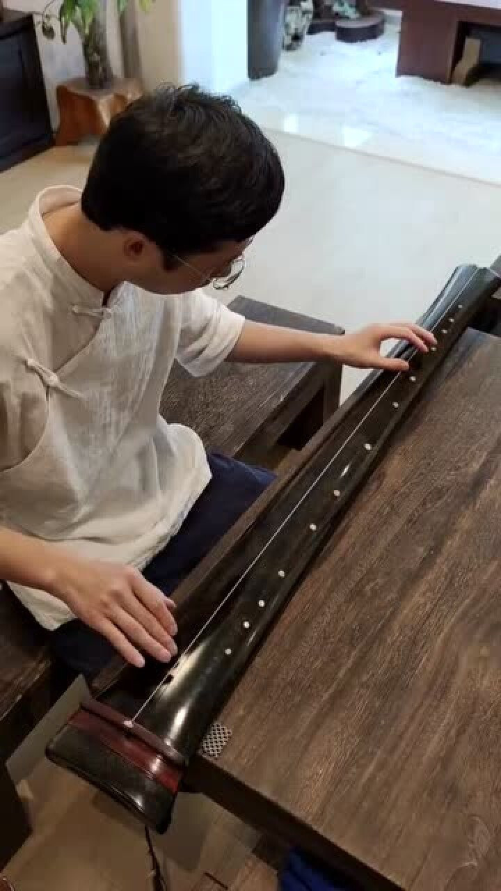 第一听到独弦琴的演奏个人还是比较喜欢无弦琴连手都不用动的那种