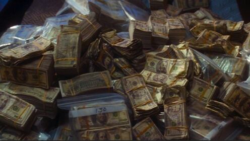犯罪片：保洁员发现银行漏洞，用垃圾桶偷旧钞，3年变成亿万富翁