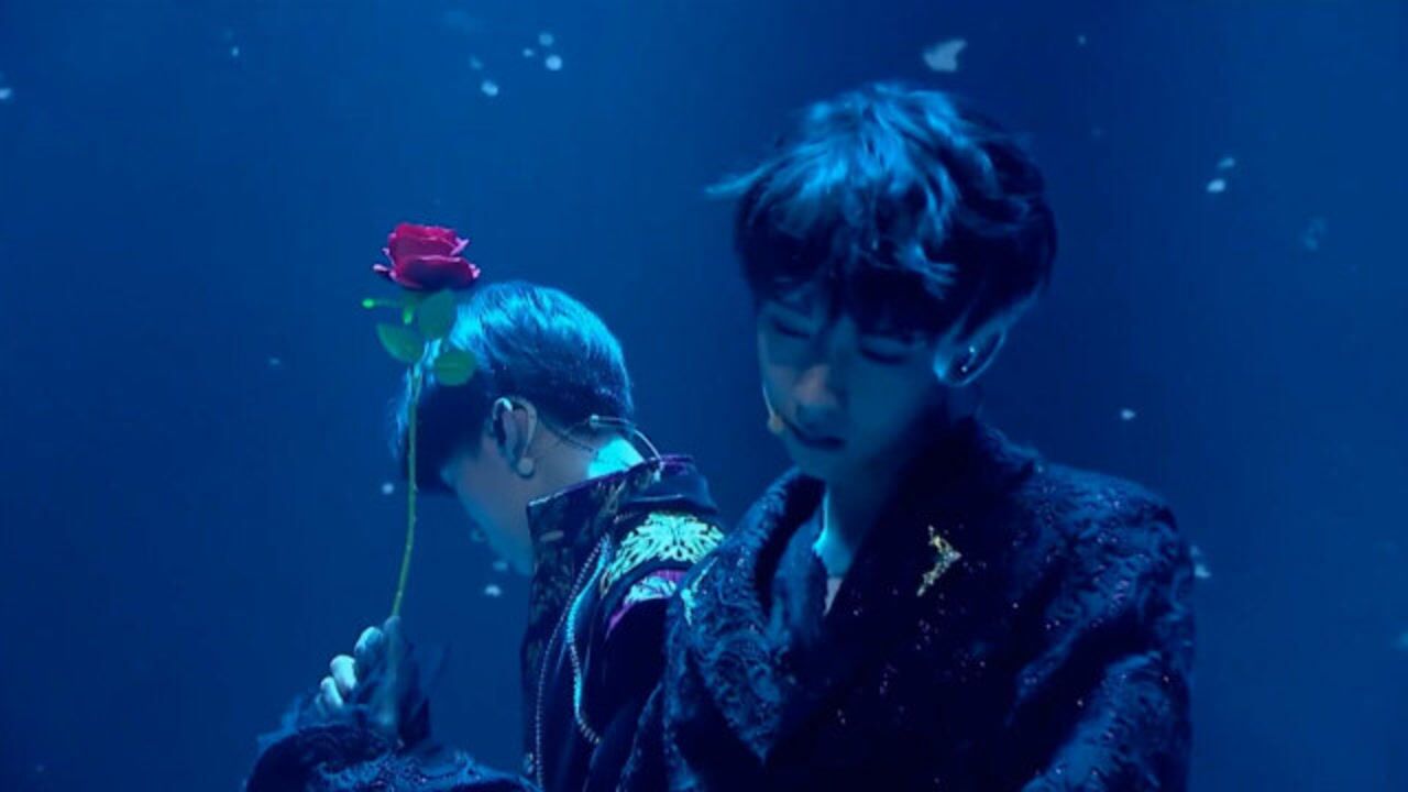 张真源&贺峻霖二次公演《红玫瑰》迷惑你的心,太完美了