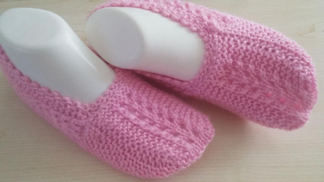 毛线编织教程-时尚又保暖的袜套!