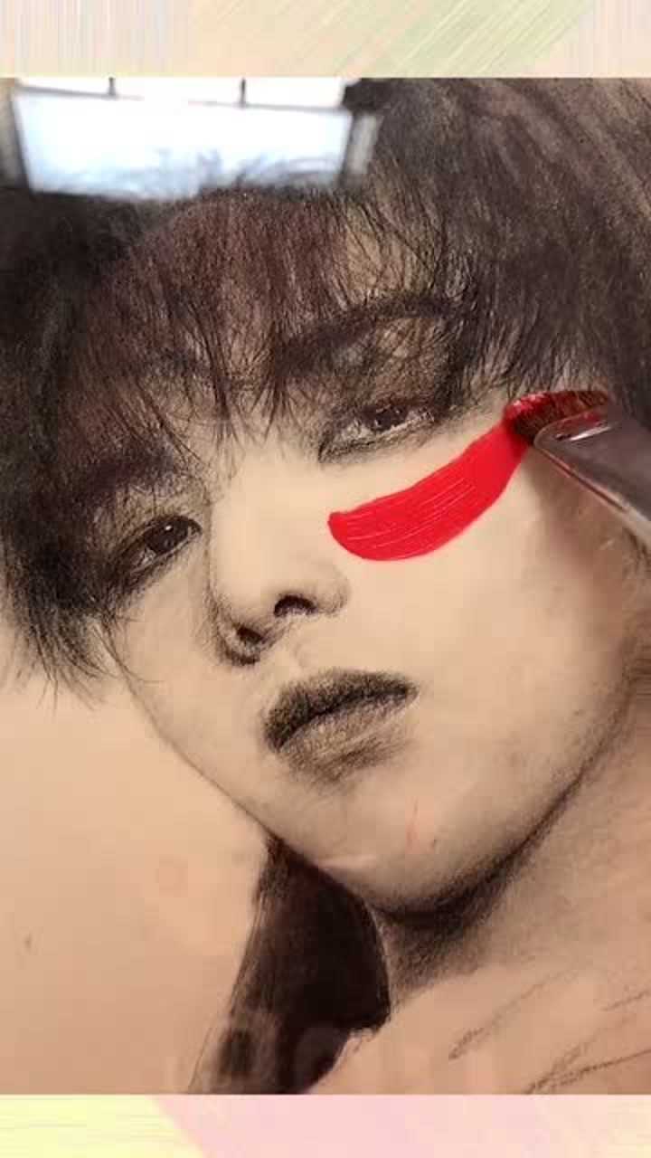 牛人手绘华晨宇,这叛逆的模样,简直太喜欢了!