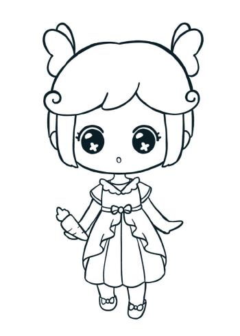 简笔画小马宝莉卡通女孩公主柔柔画画教程