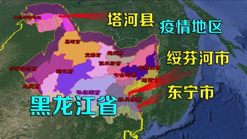 黑龙江省的东宁市、绥芬河市、塔河县都在哪里？