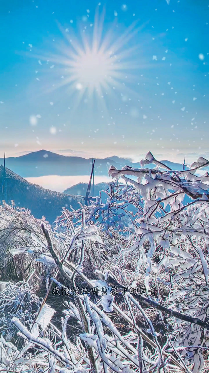 喜欢雪天的美景,就是太冷了