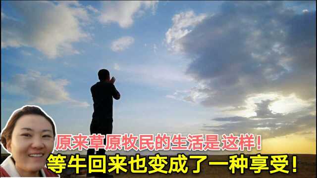 让人羡慕的草原生活多悠闲?真实的牧民生活是这样,等待也是一种享受!