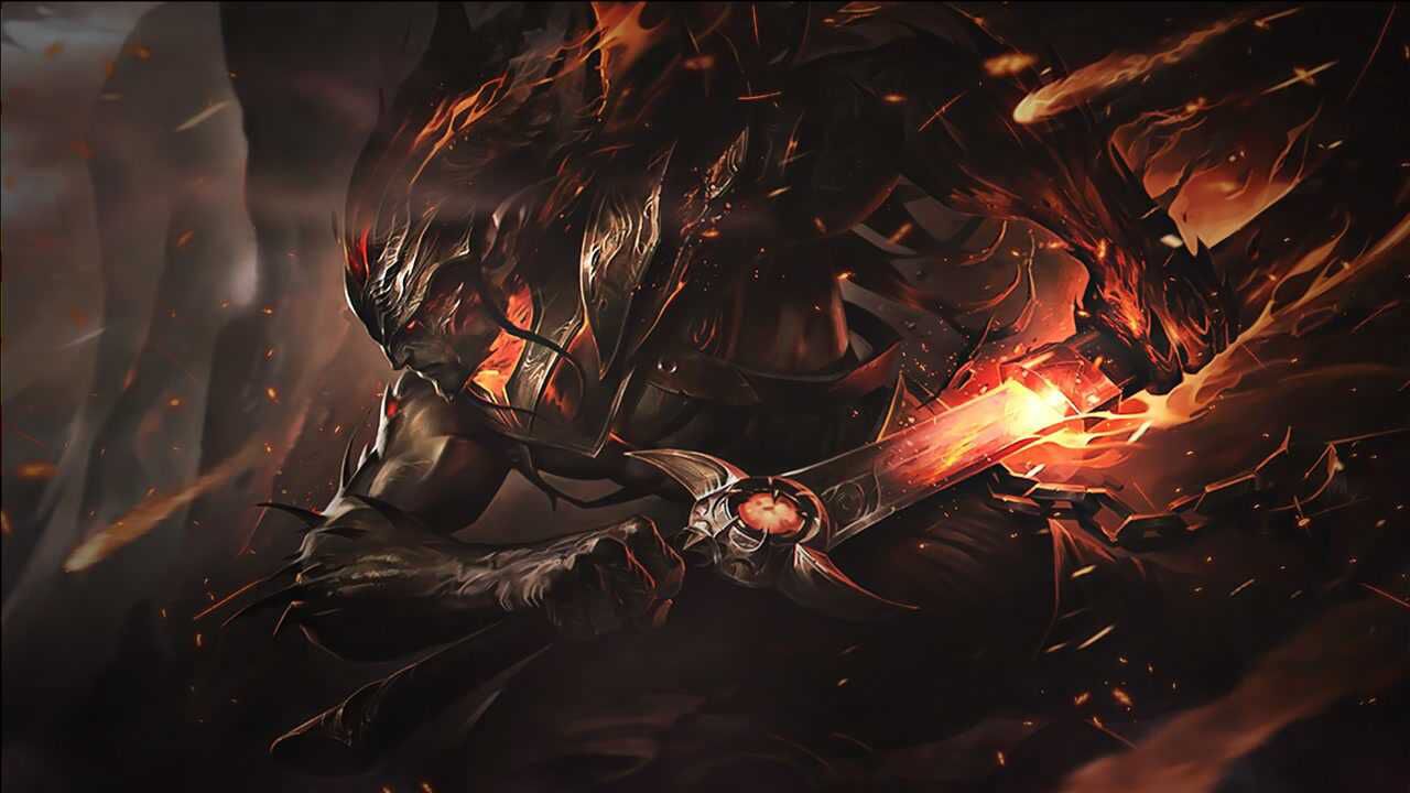 英雄联盟:黑夜使者亚索视觉盛宴_腾讯视频
