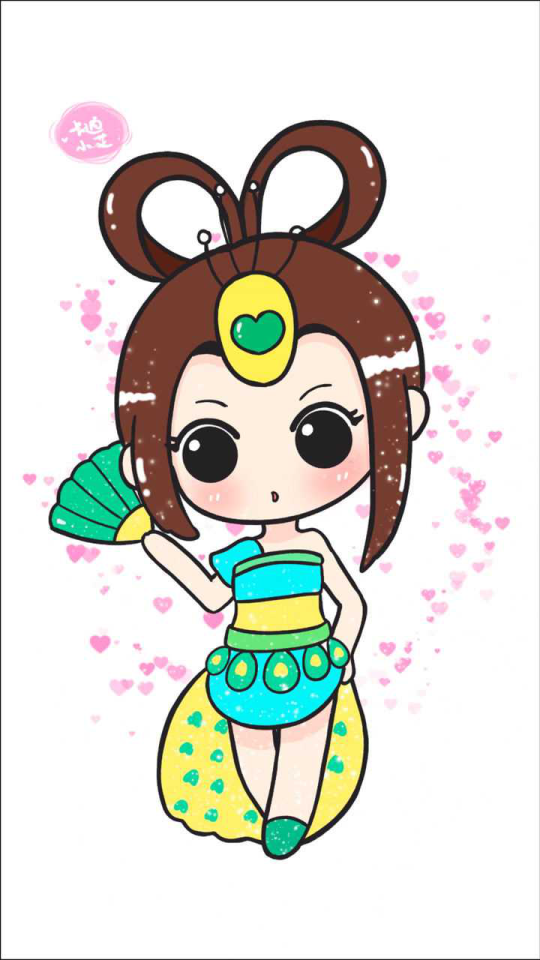 叶罗丽简笔画孔雀仙子画画教程