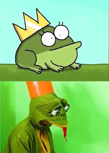 模仿秀:施了魔法的青蛙