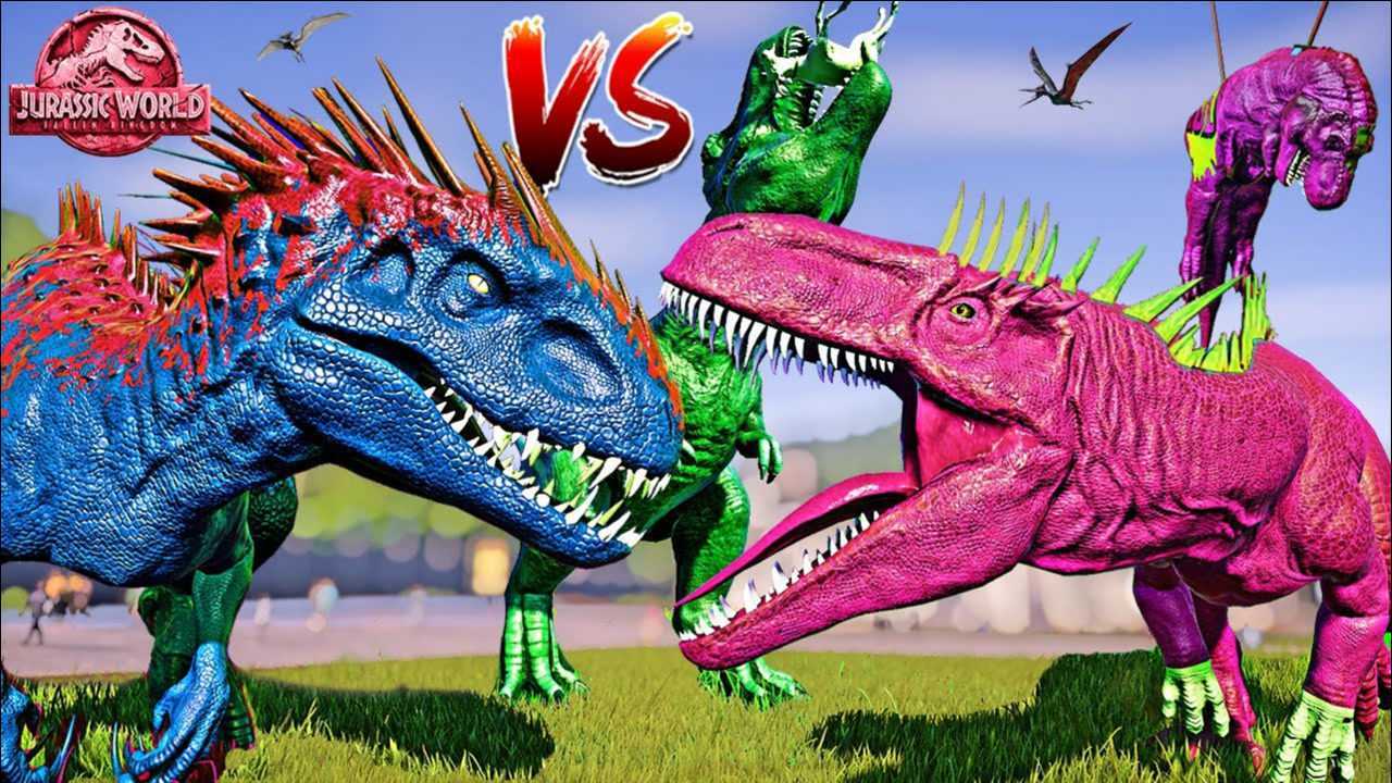 侏罗纪世界霸王龙大战异特龙这会是一场好戏吗
