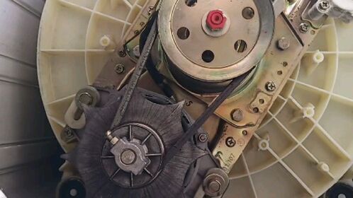 洗衣机,拆开抱簧,装回,详细方法分享