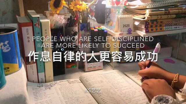 学习vlog:学会自律,更容易提高自己的数据