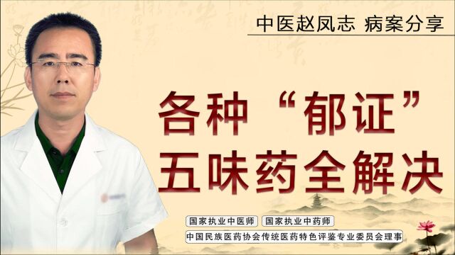 各种“郁证”五味药全解决,中医理气解郁,宽中除满,改善气郁体质