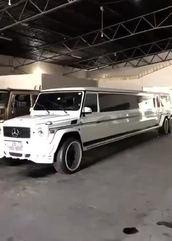 少有的加长版豪车,这台加长版奔驰g63才是最大亮点!