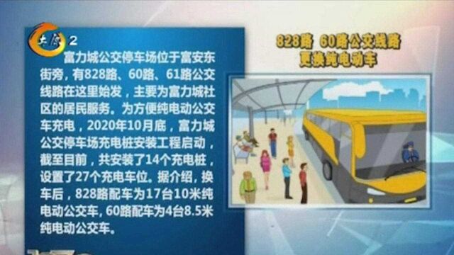 太原:富力城公交站充电桩建设完成,828路、60路更换为纯电动车