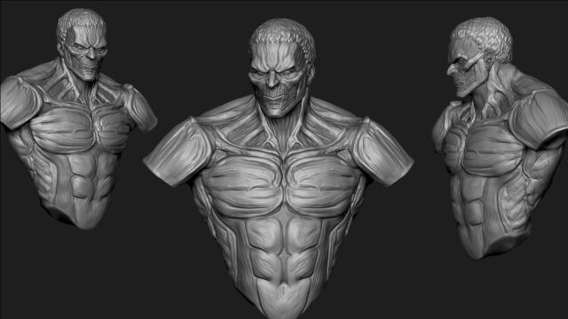 ZBRUSH角色模型制作(下)