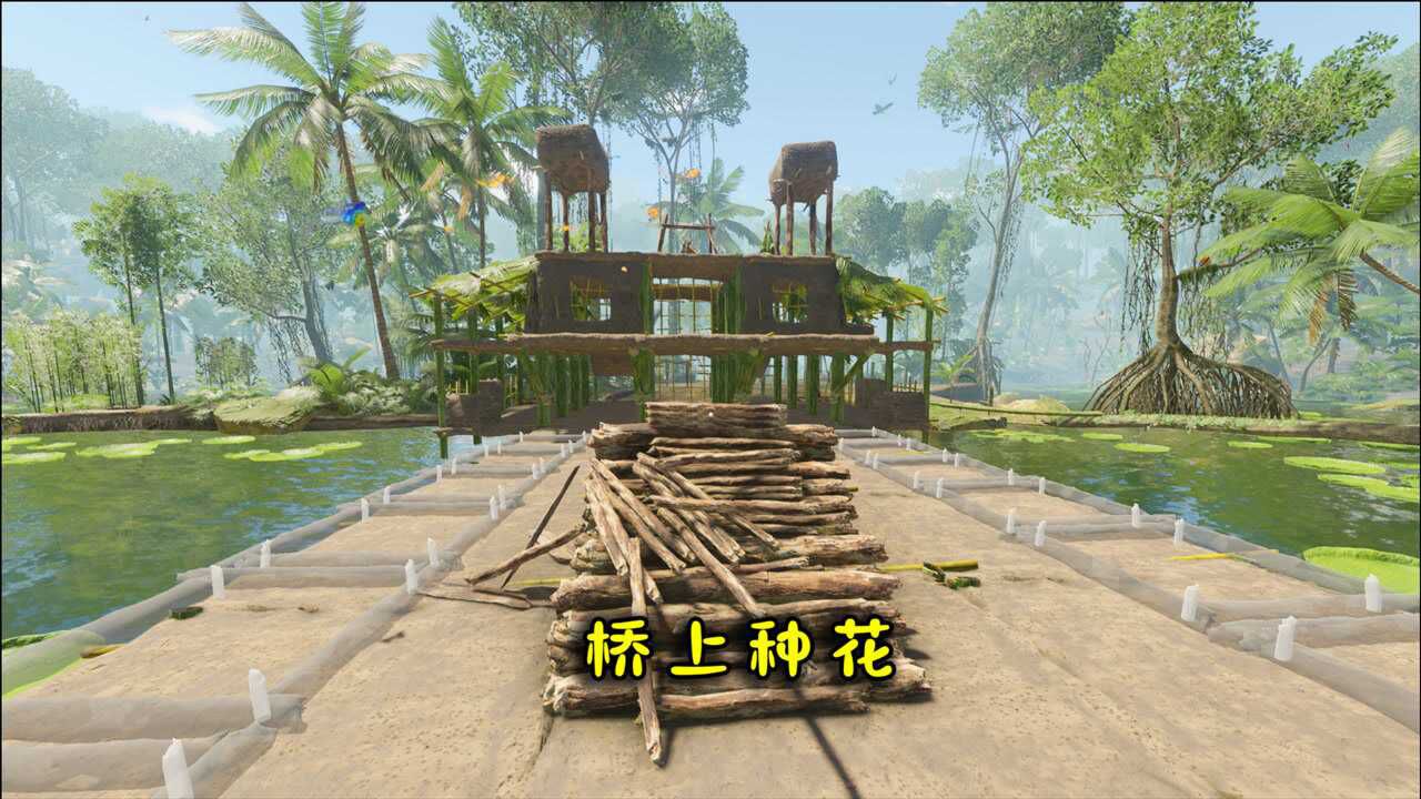绿色地狱59这跨河小桥的花我种定了谁也拦不住我