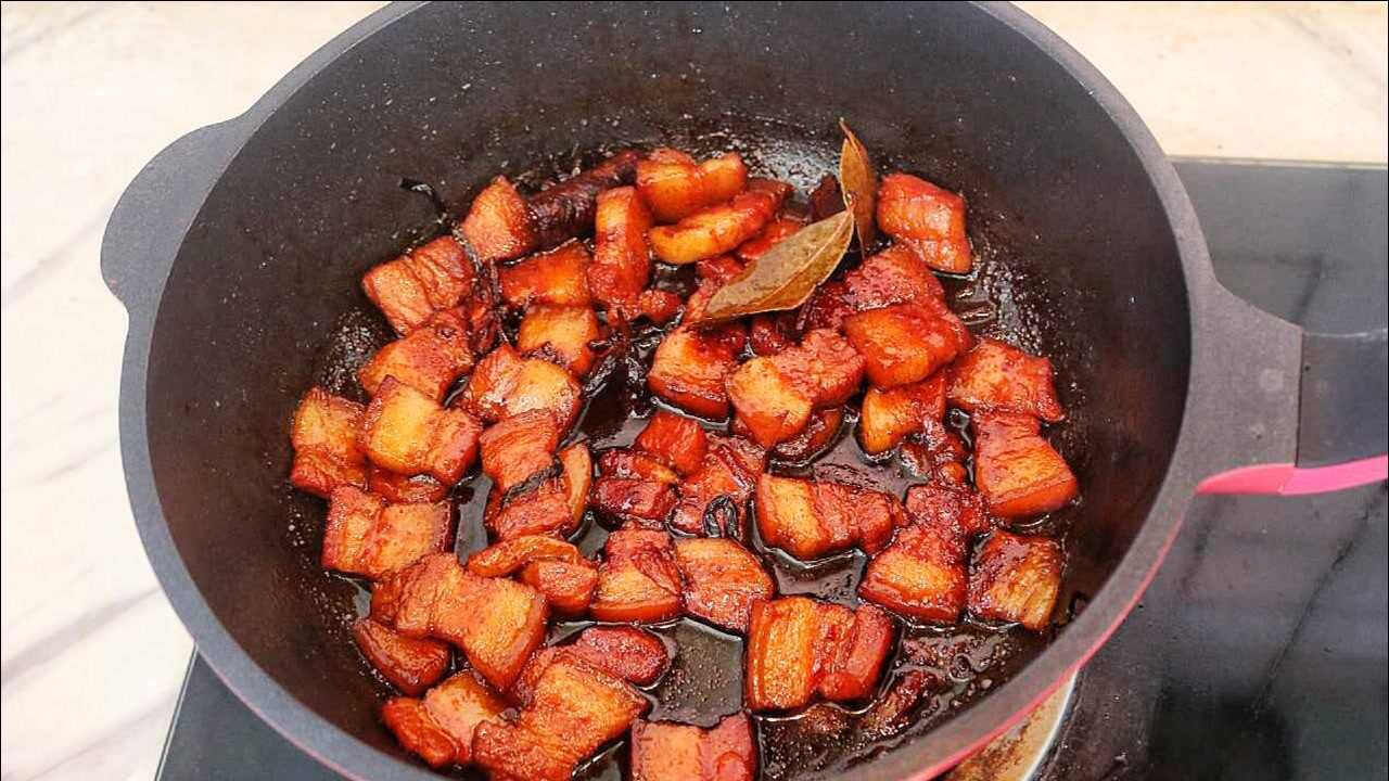 大廚教你紅燒肉正確做法,軟糯鮮香,肥而不膩,吃一次饞一次_騰訊視頻