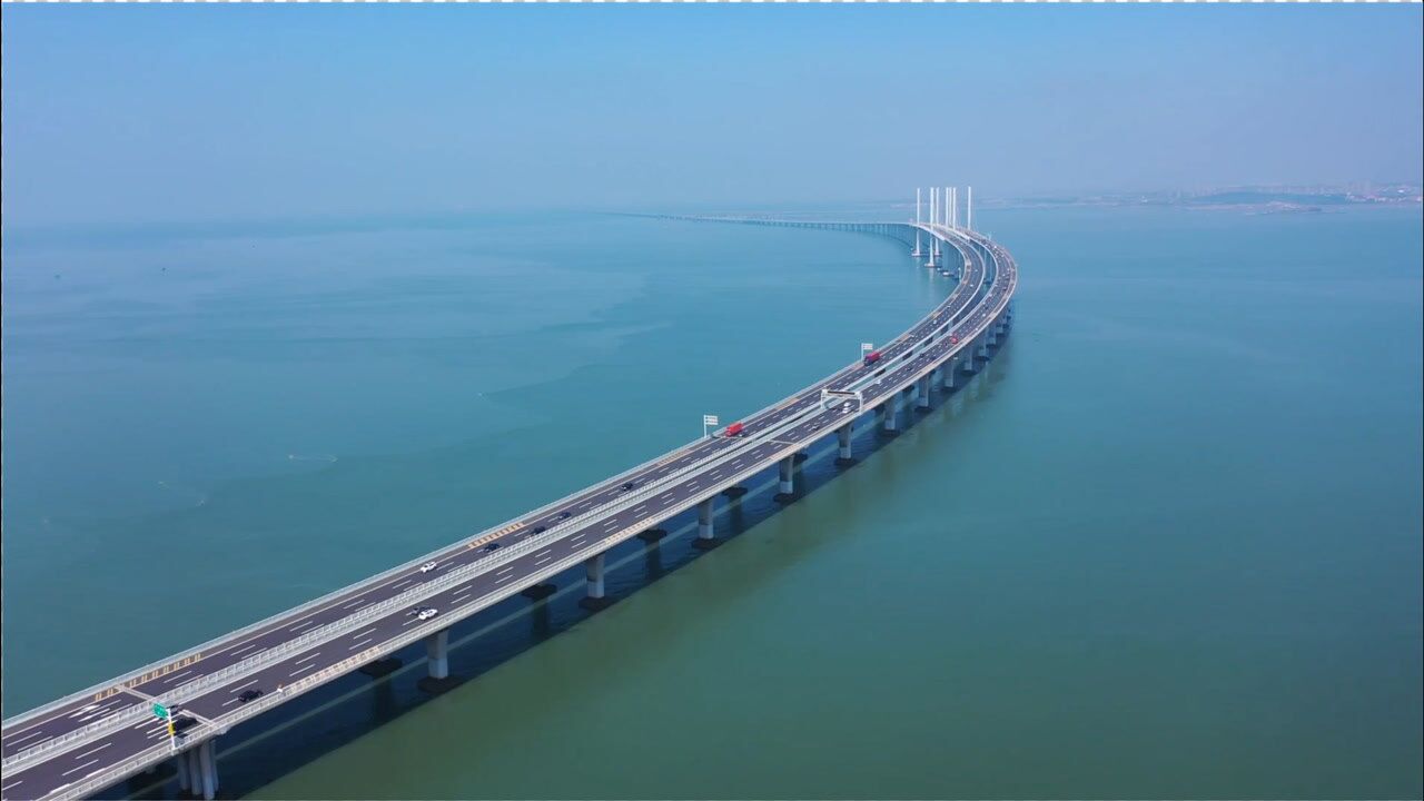 中国第一海上互通立交:青岛胶州湾跨海大桥