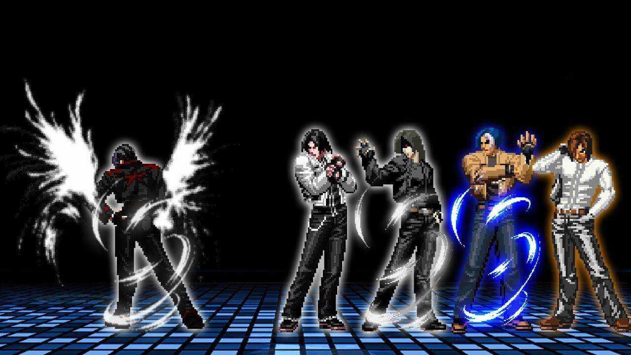 拳皇mugen:终极大忌vs超级草薙京队,这家伙有多强?看得真过瘾