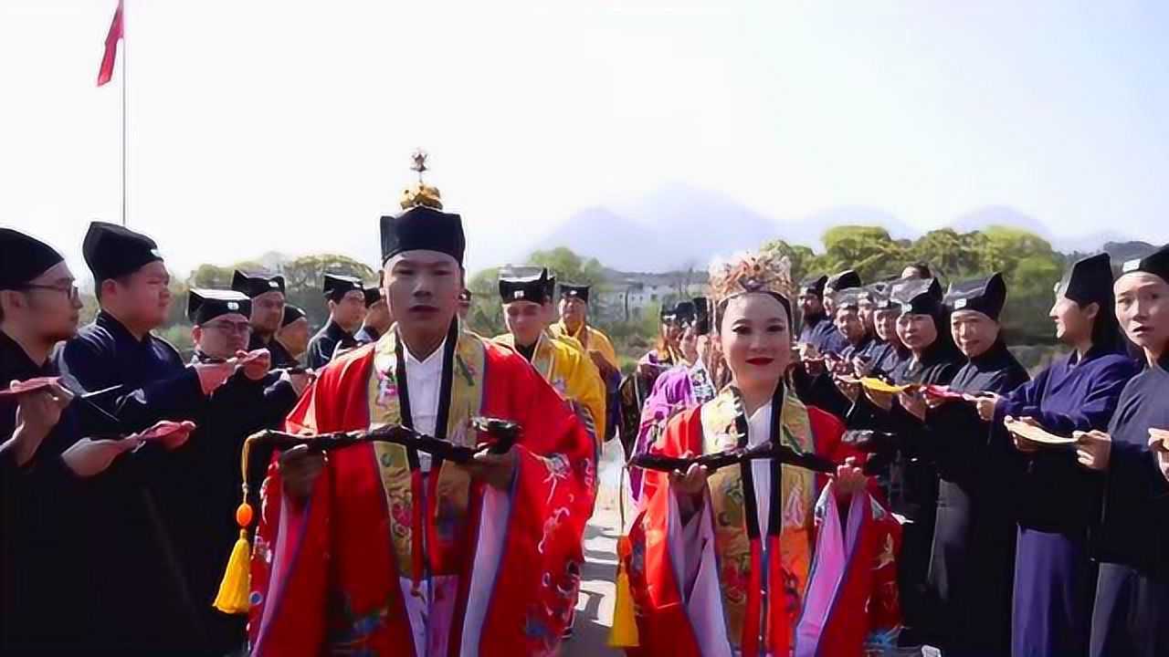 2021年龙虎山天师府道教婚礼_腾讯视频
