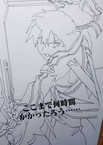 【动漫手绘】刀剑神域·桐谷和人